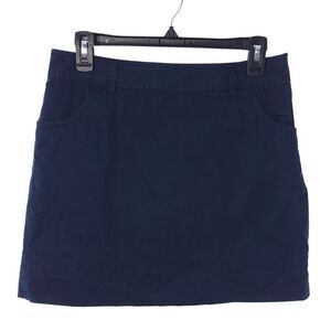 Vineyard Vines Solid Blue Skirt with Pockets Womens Size 6